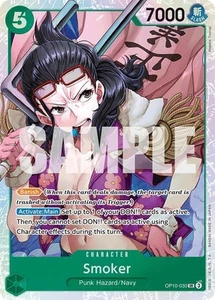 Fumador One Piece OP10-030 SR Secreto Raro Sangre Real - Imagen 1 de 1