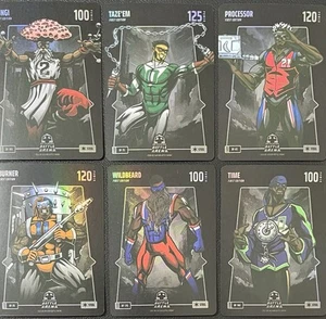 6 Card Lot 2024 Bo Jackson Battle Arena BATTLEFOIL Steel 1st Edition Basketball - Picture 1 of 6