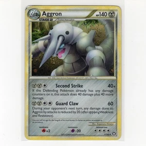Pokémon TCG Aggron 1/102 HGSS Triumphant Holo Rare Karte EN-HP 2010 - Bild 1 von 3