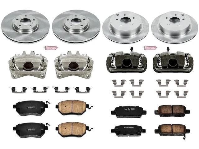 Kit de pastillas de freno y rotor delanteras y traseras para Nissan Murano DG753JQ 2006-2007 Foto 1 de 1