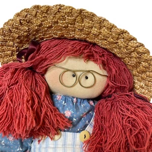 Muñeca de arte de tela Gretchen Wilson Little Souls 1989 21” firmada “Samantha” única en su clase - Imagen 1 de 6