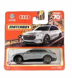 Matchbox Audi E-Tron Spielzeugauto Silber 2023 1/100 HLC87 - Bild 1 von 1