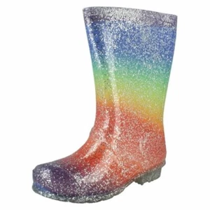 Ragazze Spot On Arcobaleno Brillantini 'Wellington' - Imagen 1 de 10