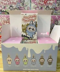 USA- NEW Authentic Labubu Monsters Exciting Macaron vinly Blind Box - Picture 1 of 6