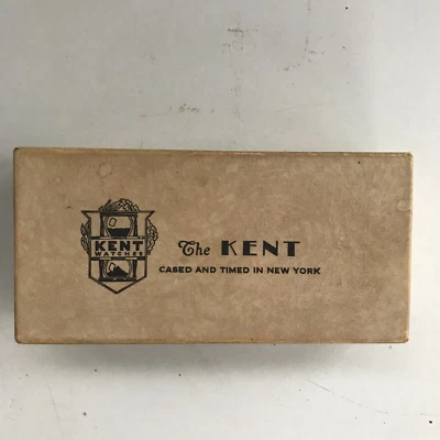 老式纽约肯特手表仅盒 — 第 1/4 张图片