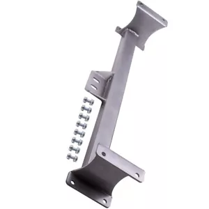 Tubular Transmission Cross Member+Rubber Pad for Chevy & GMC C10 C15 2WD 1963-72 - Picture 1 of 11