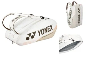YONEX Pink Brown Beige Tennis Racket Bag for 9 Backpack B Badminton BAG2402N - Picture 1 of 8