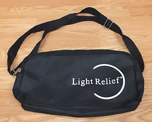 Genuine Light Relief 11" x 6" (inch) Black Nylon Carrying Case Bag w/ Strap - Picture 1 of 4
