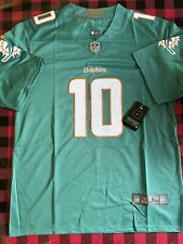 Miami Dolphins Tyreek Hill #10 stitched Green Football Jersey Men’s Size L NWT