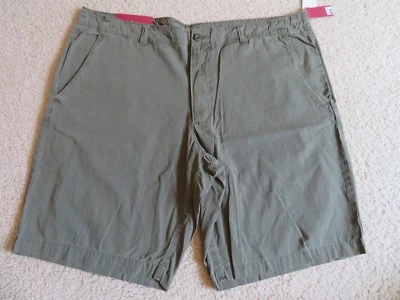 Nuevos Pantalones Cortos Para Hombre Merona Frente Plano Ligero Caqui Verde Oliva Talla 42 x 10 Foto 1 de 4