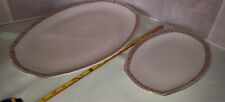 2 Vintage C.T. ALTWASSER SILESIA 18439 PLATTERS 17" X 12" and 11" X 7.5"; GREAT1