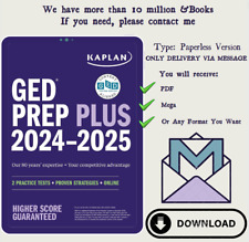 GED Test Prep Plus 2024-2025: zawiera 2 pełne testy praktyczne Caren Van