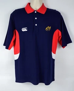 NWT Canterbury Men's S Irish Munster Rugby Shirt, Navy Blue & Red (Small) - Picture 1 of 7