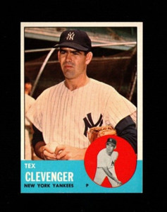 1963 Topps # 457 Tex Clevenger NM-MT
