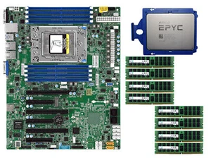 AMD epyc 7551P+Supermicro H11SSL-i +32G * 8 2133P DDR4 ECC REG free Fedex - Picture 1 of 1