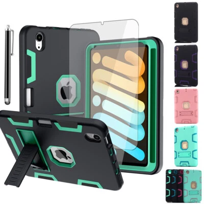 For Apple iPad Mini 6th/5th/4/3/2 Hybrid Shockproof Heavy Duty Case Stand Cover - Image 1 of 4