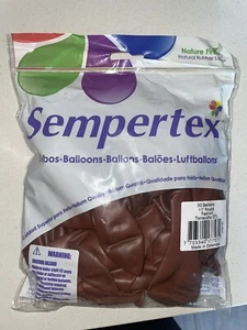 Sempertex (50 Count) Terracotta 11 Inch Round Fashion Balloons - Picture 1 of 2