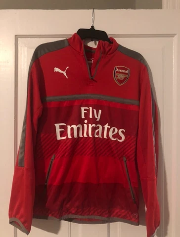 Red Unisex Arsenal Soccer Sweatshirt, Size YXXL Cover