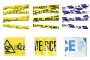[3 METERS] Crime Scene CSI Non-Adhesive Barrier Tape | Novelty Jokes & Gag Movie - Picture 1 of 5