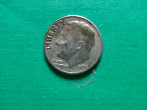 1965 P Roosevelt 10 Cents Groschen Münze - Bild 1 von 2