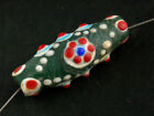 Special Rare Tibetan Coloured Glaze Hand Carved *26 Red Eyed* Bead TT152