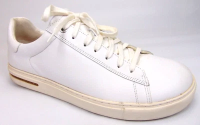 Zapatos Birkenstock Bend bajos de cuero blanco cómodos con cordones para hombre talla US 11,0 M Foto 1 de 4