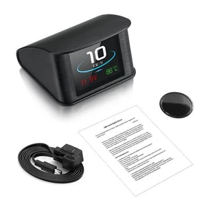 Nuevo Digital OBD2 Pantalla Medidor de Temperatura HUD Computadora ECU Velocímetro Refrigerante - Imagen 1 de 12