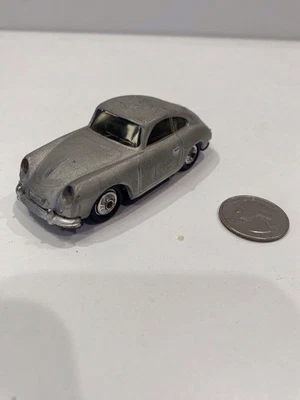 Norev #16 1:43 Porsche 356 Carrera 1500 raro coche de juguete de plástico de colección - plateado Foto 1 de 4