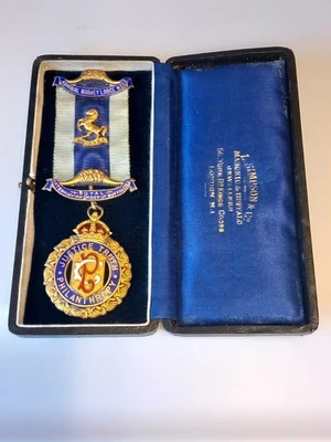 Sterling Silver Order Of Buffaloes Justice Truth Philanthropy Fob Jewel - Image 1 of 4