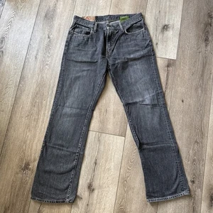 Gap 1969 Jeans Mens 32x32 Black Dark Wash Cotton Standard Fit Denim #828 - Picture 1 of 9