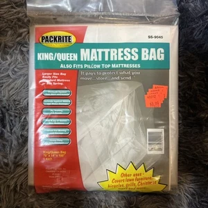 Packrite King/Queen Mattress Bag 78x14x100 Inches 1 Count Heavy Duty - Brand New - Picture 1 of 4