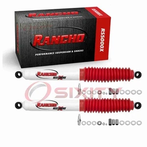 2 pc Rancho RS5000X Rear Shock Absorbers for 1979-1986 GMC K2500 Suburban xt - Picture 1 of 5