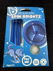 Spin Brightz Blue Bicycle Lights - Picture 1 of 2