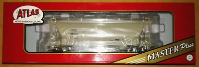 HO SCALE ATLAS MASTER PLUS TRINITY 3230 COVERED HOPPER CIT CEFX #95966 20005537 - Image 1 of 4