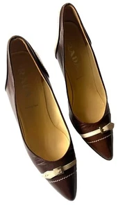 Vintage Prada Kitten Heel Pumps Women’s Size 38 - Picture 1 of 9
