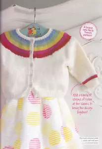 STRICKMUSTER BABY STRICKJACKE 3-12 Meter GEKNÖPFT GESTREIFT GERIPPT DK LVM M8A - Bild 1 von 1