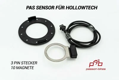 E-Bike / Pedelec ~ PAS Sensor ~ 3 Pin Stecker ~ für Hollowtech ~ 10 Magnete - Bild 1 von 3