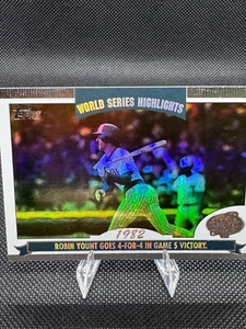 2003 Topps World Series Highlights Robin Yount Milwaukee Brewers - Picture 1 of 2