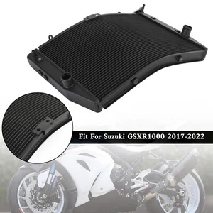 Engine Radiator Cooler Cooling Fit For Suzuki GSXR 1000 GSX-R 2017-22 K11 BLK E7 - Picture 1 of 15