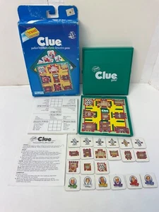 100% komplett! **Reise** Clue Classic Brettspiel Detektiv Urlaub blau 1990 - Bild 1 von 17