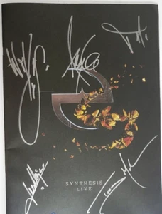 EVANESCENCE BAND (X5) SIGNED AUTOGRAPH SYNTHESIS TOUR PROGRAM - AMY LEE - Picture 1 of 6