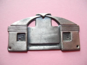 Metallbeschlag original Jugendstil um 1910 B 10 - Bild 1 von 5