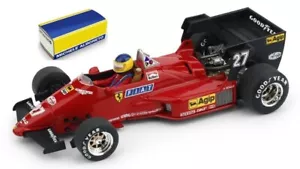 FERRARI 126 C 4 M.ALBORETO 1984 W/PILOTE N.27 WINNER BELGIUM GP 1:43 - Foto 1 di 1
