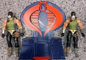 GI JOE CLASSIFIED 3D PRINTED COBRA THRONE CROC MASTER X2 FIGURE LOT - Picture 1 of 1