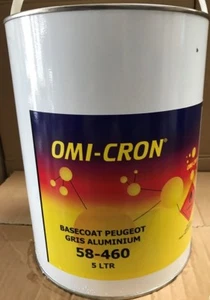 1 L Basecoat,OMI-CRON Cit / Peu EZR Gris Aluminium, PROSPRAY, thinners required - Picture 1 of 1