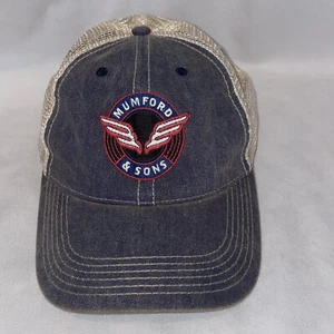Mumford & Sons Denim Distressed Mütze Baseballkappe verstellbar - Bild 1 von 16