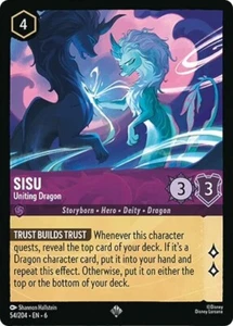 Sisu - Uniting Dragon 54/204 Azurite Sea Disney Lorcana - Picture 1 of 1