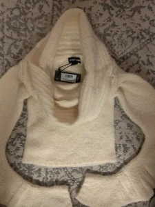 Cream Bardot Soft Bobble Knit Jumper - Picture 1 of 4