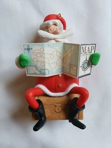 HALLMARK RECUERDO ADORNO DE NAVIDAD - He estado en todas partes - Santa - Imagen 1 de 12
