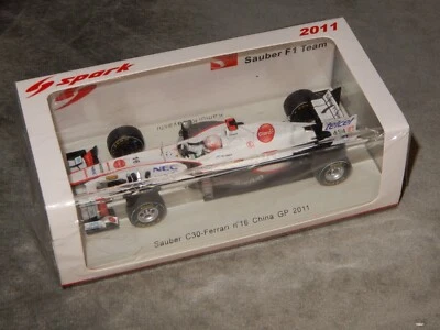 Spark F1 1:43 K Kobayashi Sauber Ferrari C30 China GP 2011 - Image 1 of 4